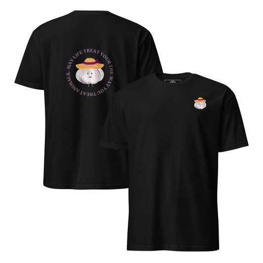 May Life Treat You The Way You Treat Animals Garlic T-Shirt - ninanush