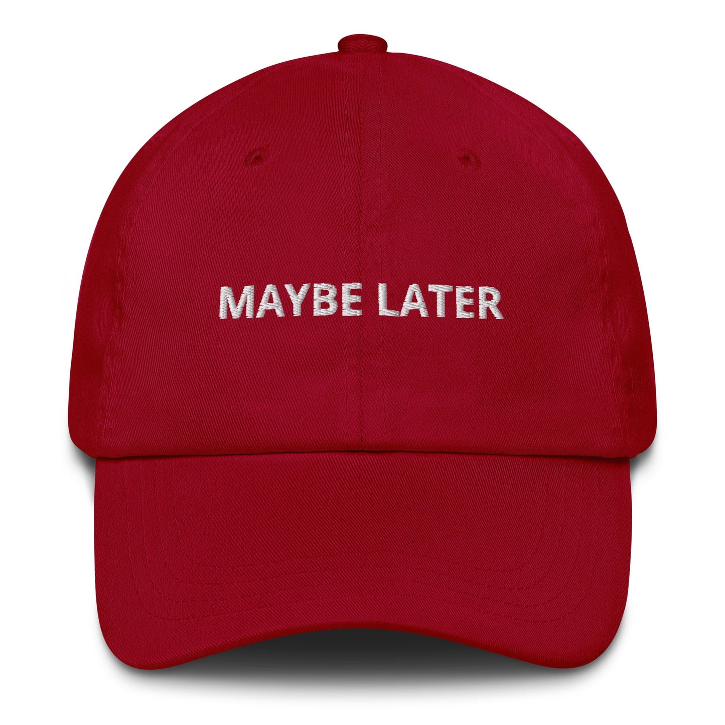 Maybe Later Dad Hat - ninanush