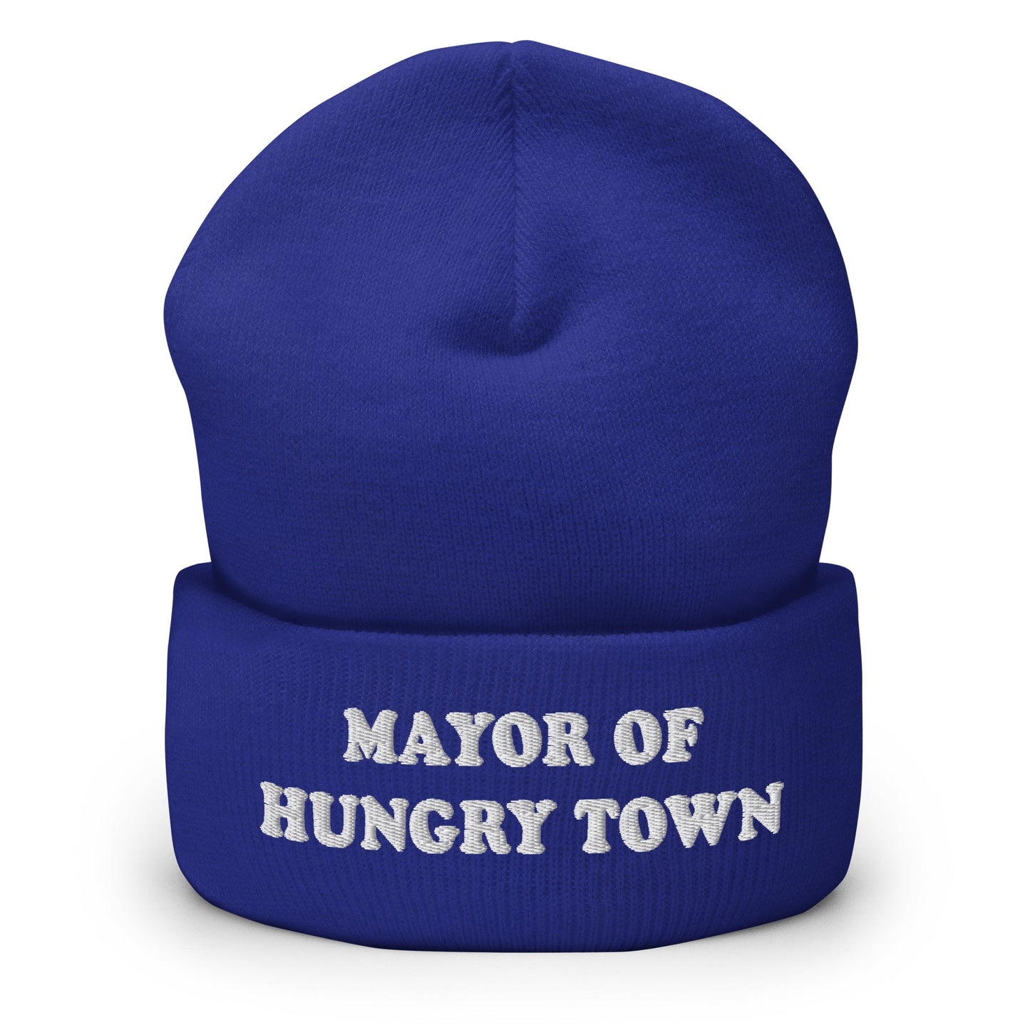 Mayor Of Hungry Town Cuffed Beanie - ninanush