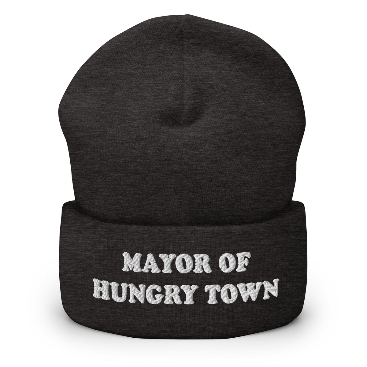 Mayor Of Hungry Town Cuffed Beanie - ninanush