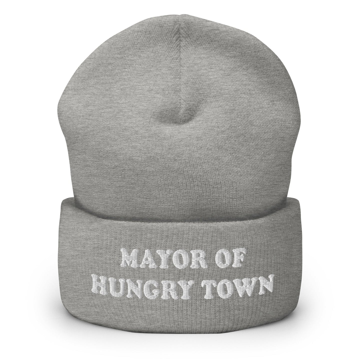 Mayor Of Hungry Town Cuffed Beanie - ninanush