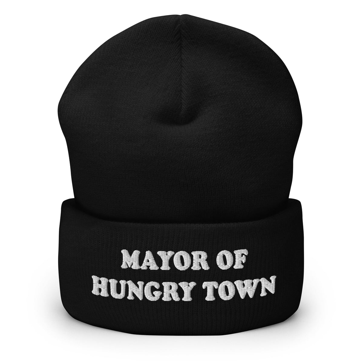 Mayor Of Hungry Town Cuffed Beanie - ninanush