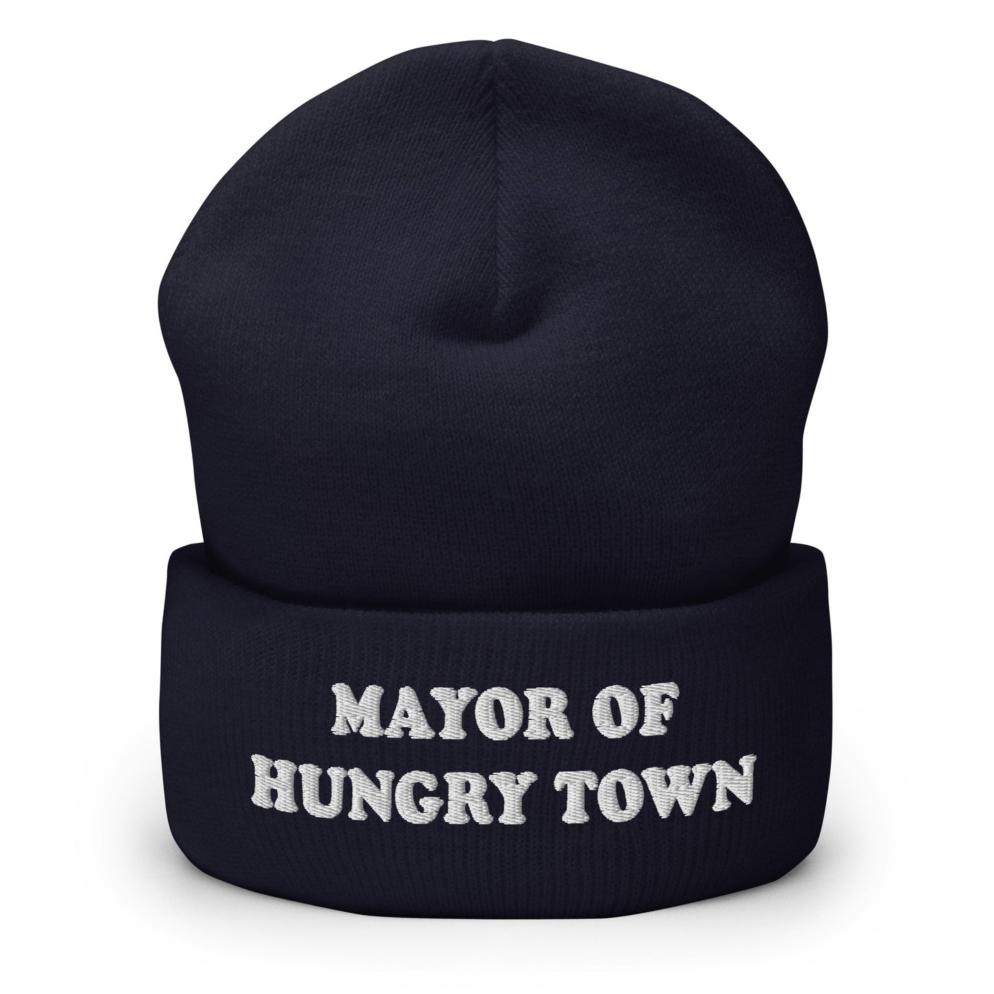 Mayor Of Hungry Town Cuffed Beanie - ninanush