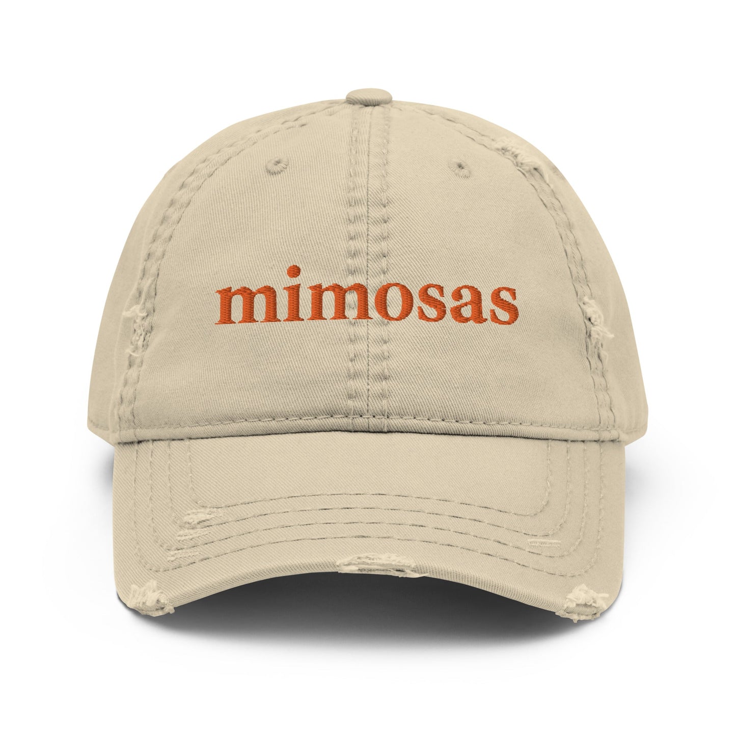 Mimosas Distressed Dad Hat - ninanush