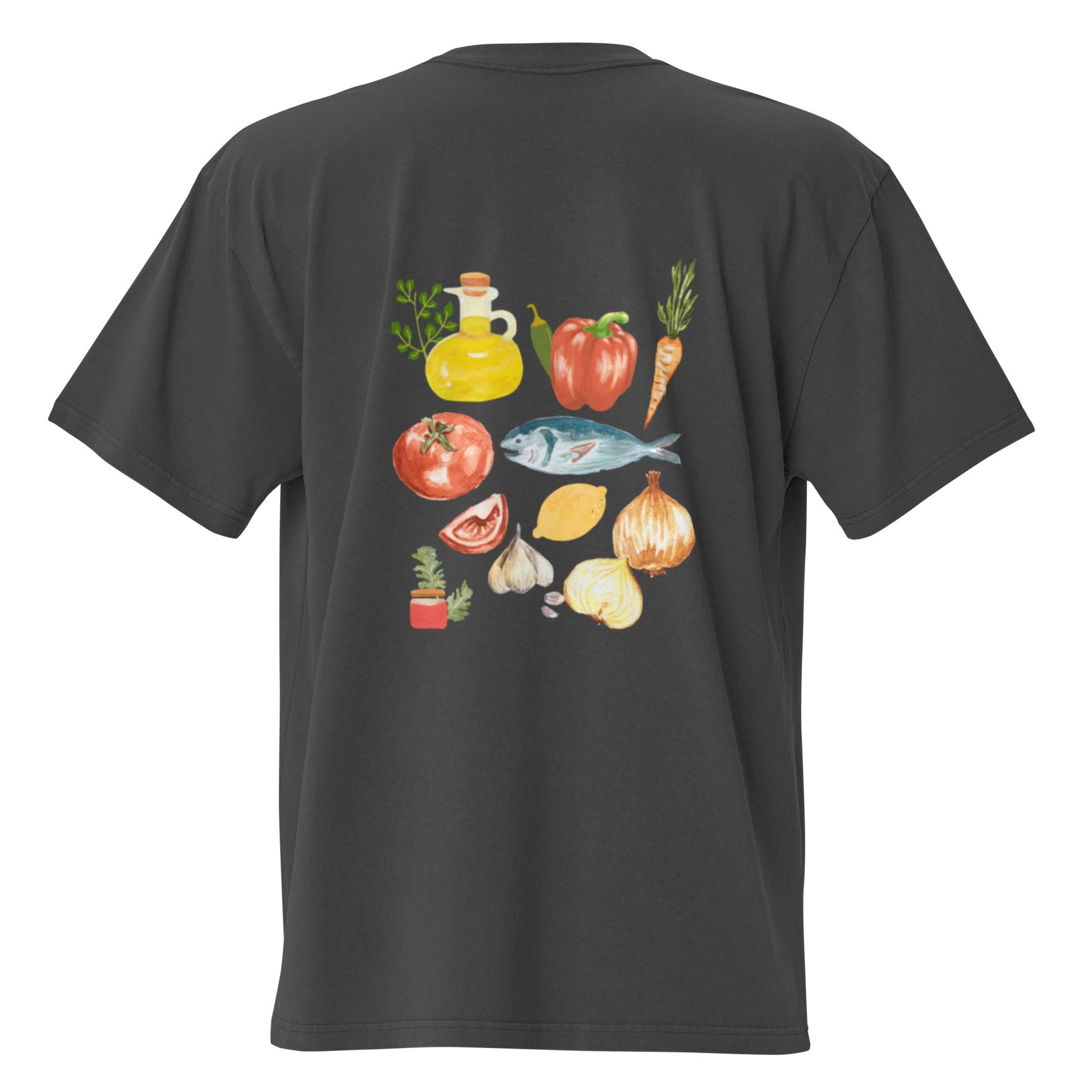 Moroccan Fish Ingredients Graphic Tee - ninanush