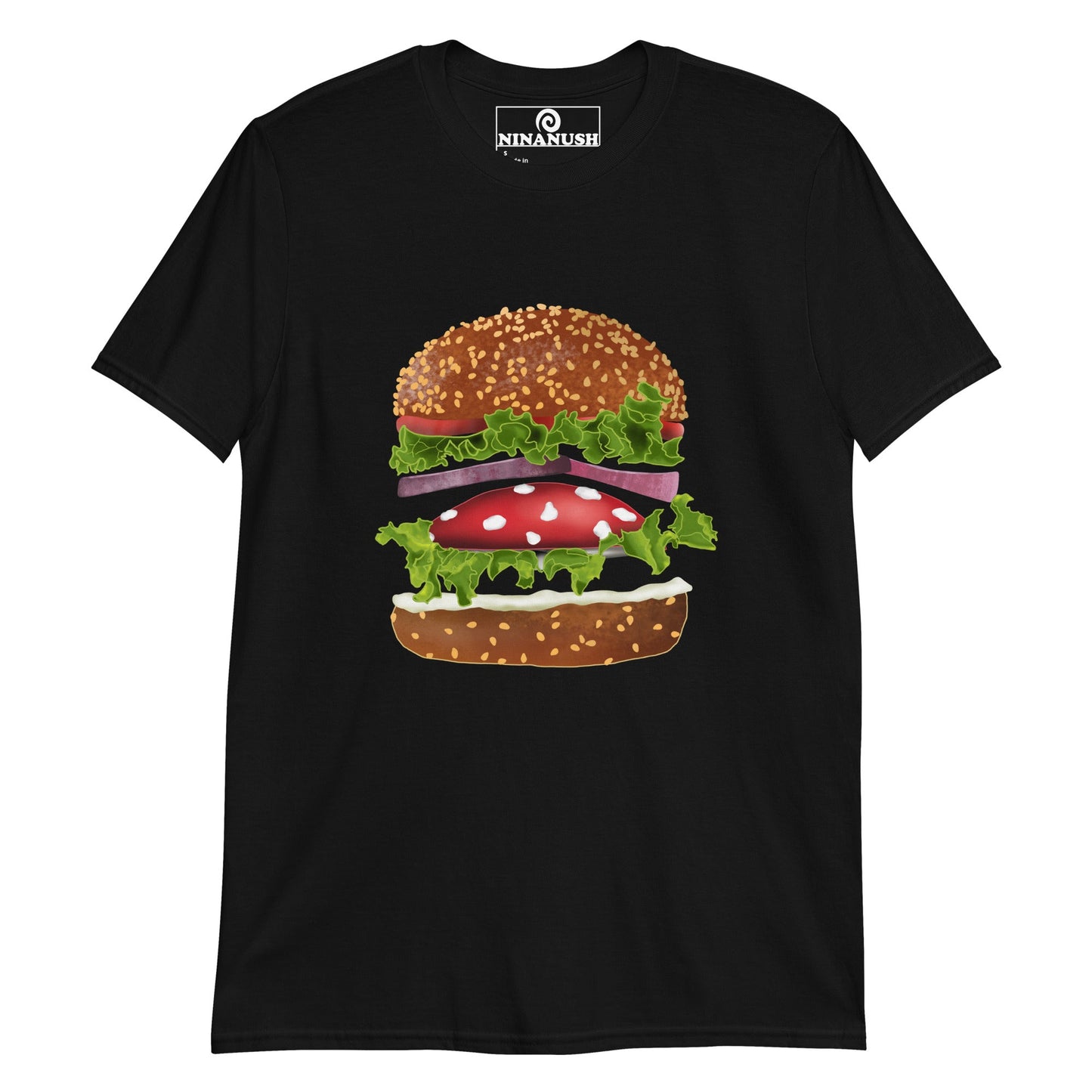 Mushroom Burger T-Shirt - ninanush