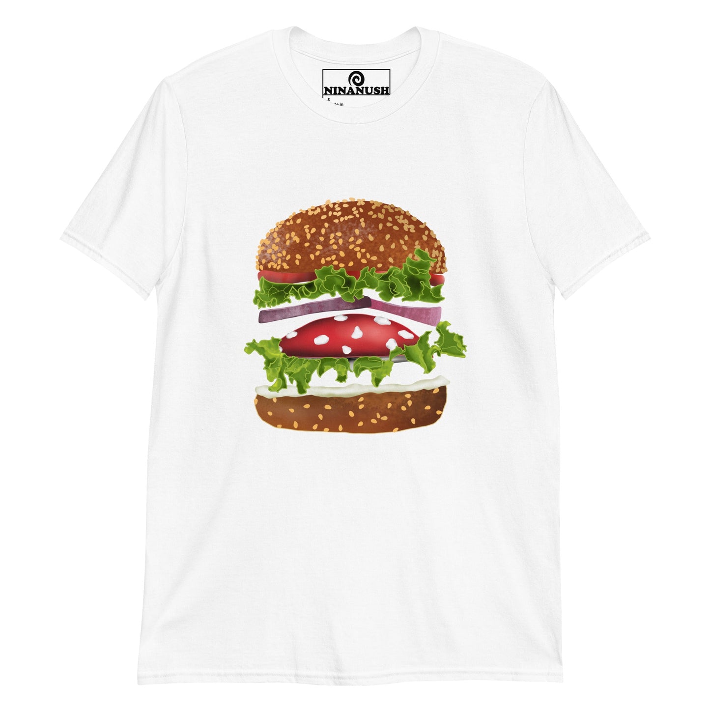 Mushroom Burger T-Shirt - ninanush