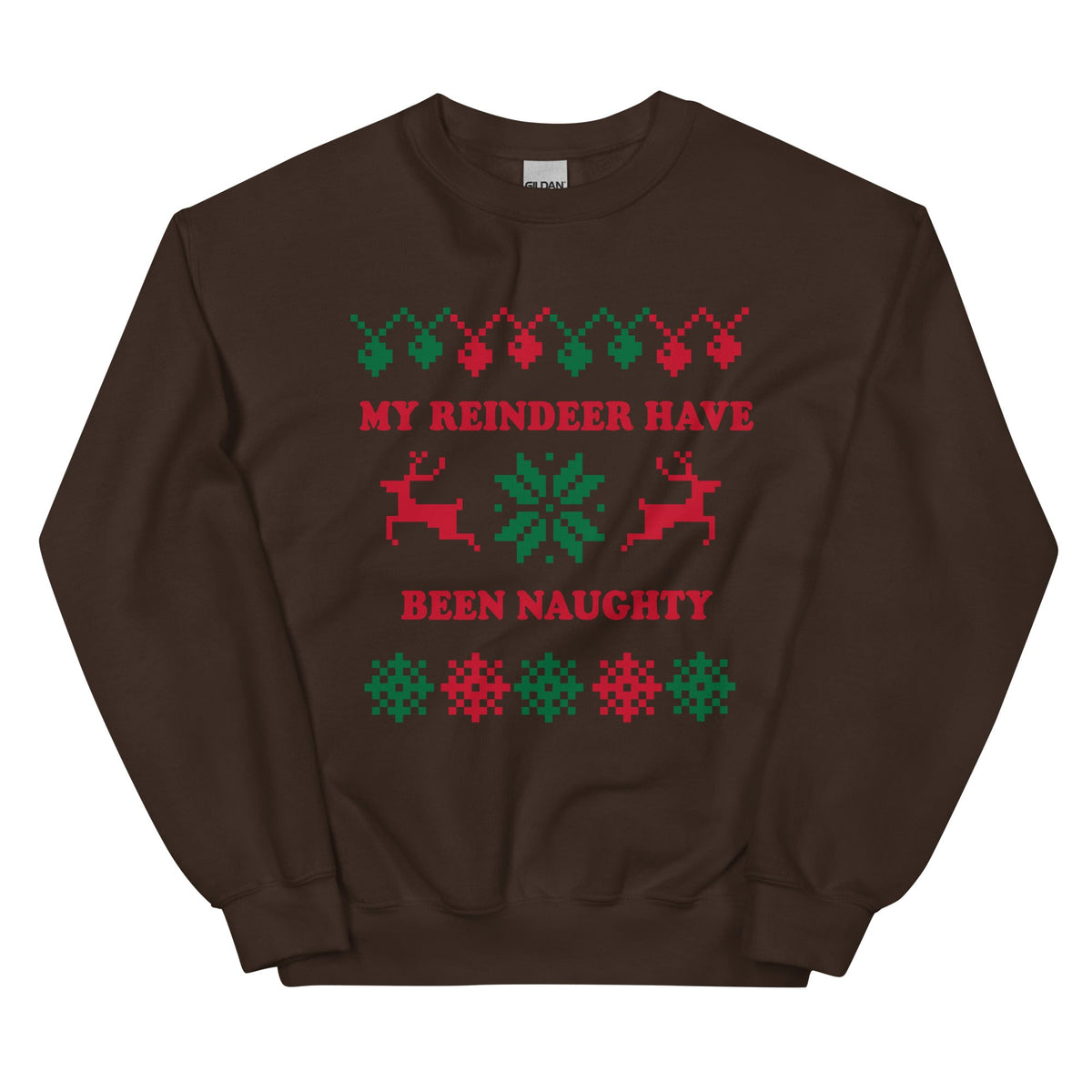 My Reindeer Have Been Naughty Christmas Sweatshirt - ninanush