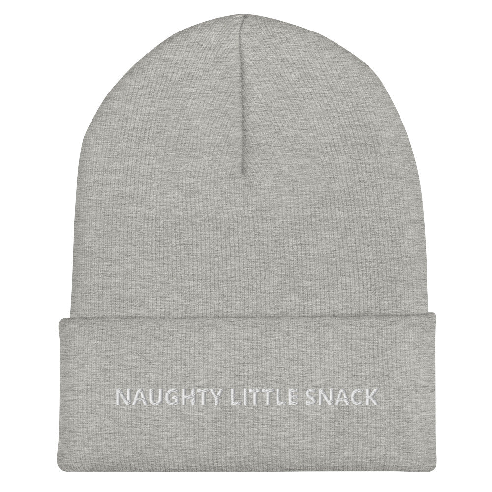 Naughty Little Snack Cuffed Beanie - ninanush