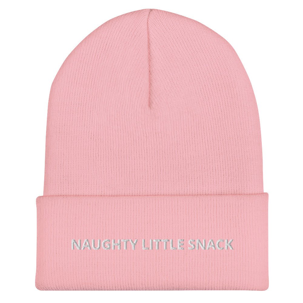 Naughty Little Snack Cuffed Beanie - ninanush