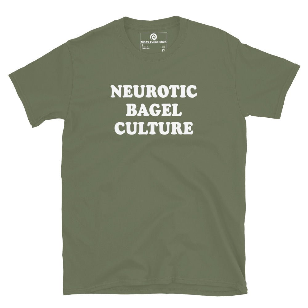Neurotic Bagel Culture T-Shirt - ninanush