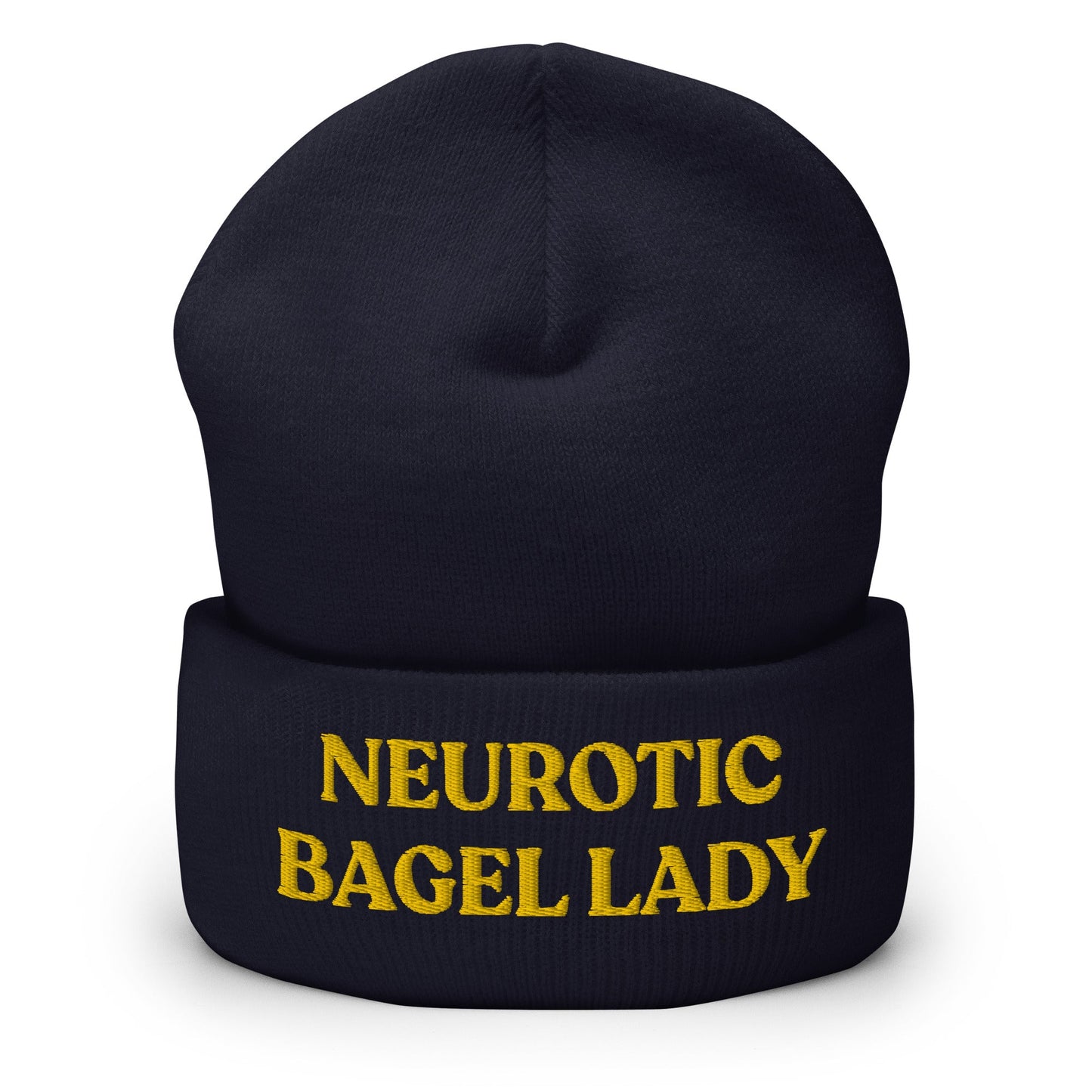 Neurotic Bagel Lady Cuffed Beanie - ninanush