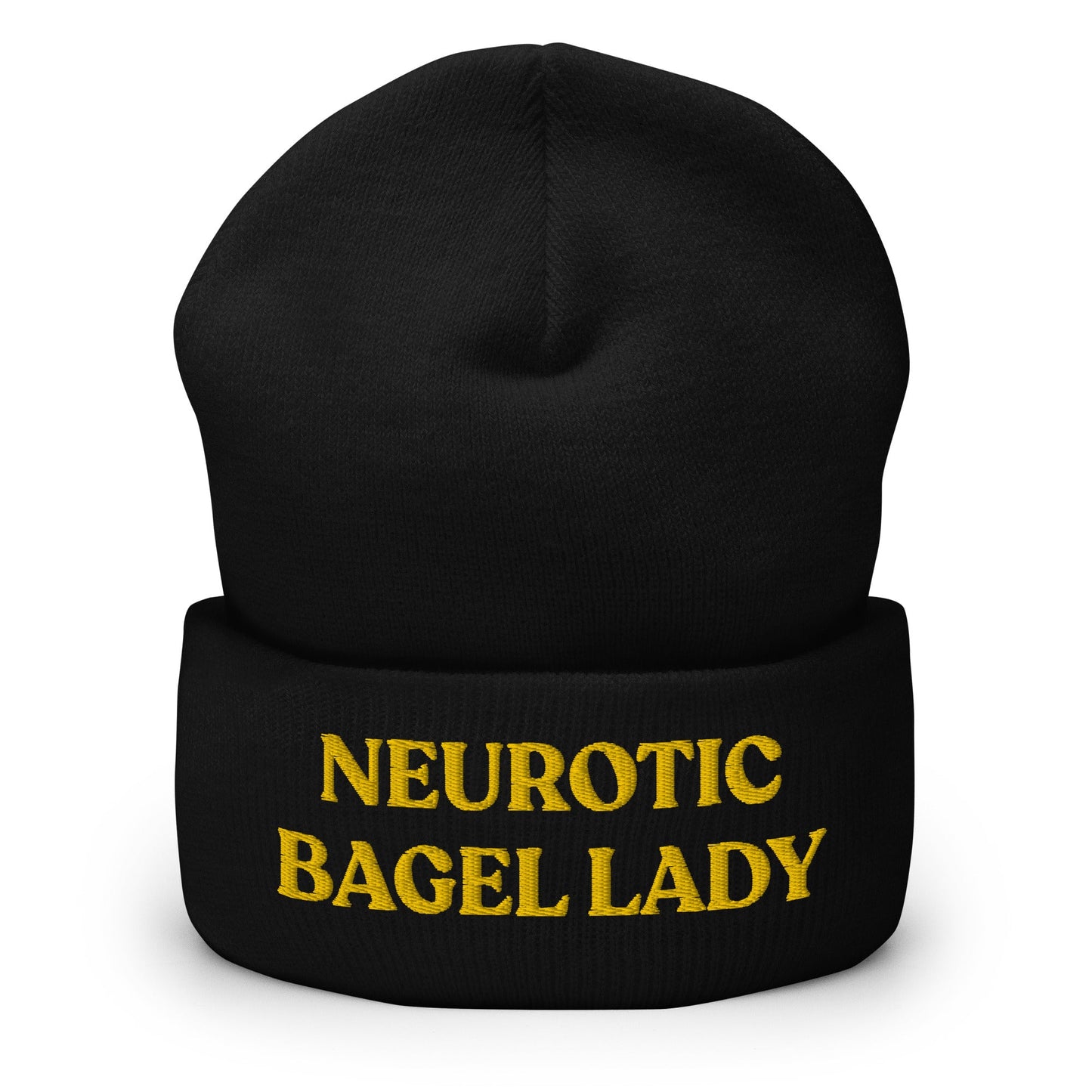 Neurotic Bagel Lady Cuffed Beanie - ninanush