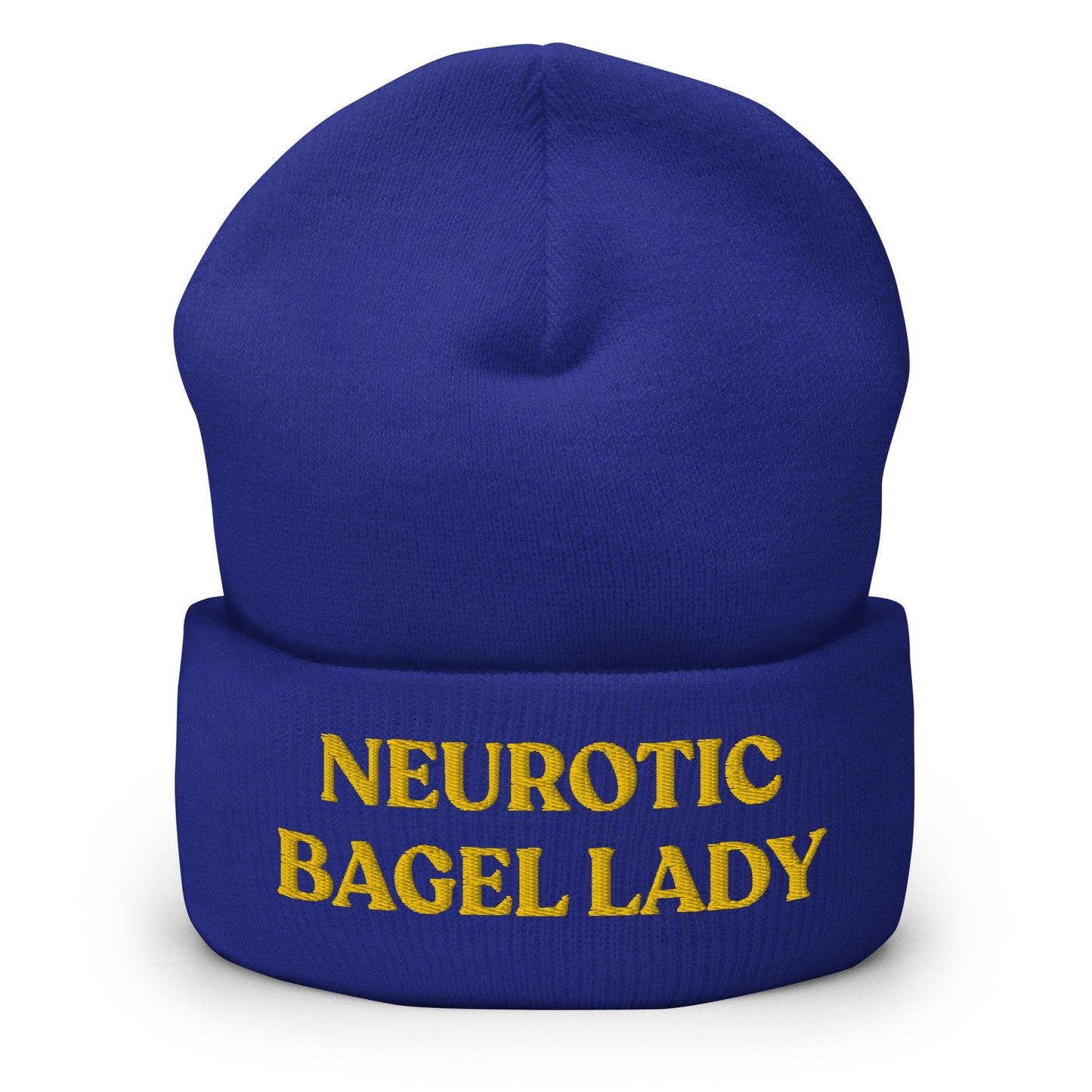 Neurotic Bagel Lady Cuffed Beanie - ninanush
