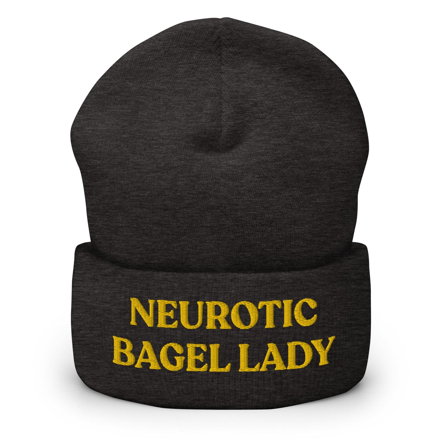 Neurotic Bagel Lady Cuffed Beanie - ninanush