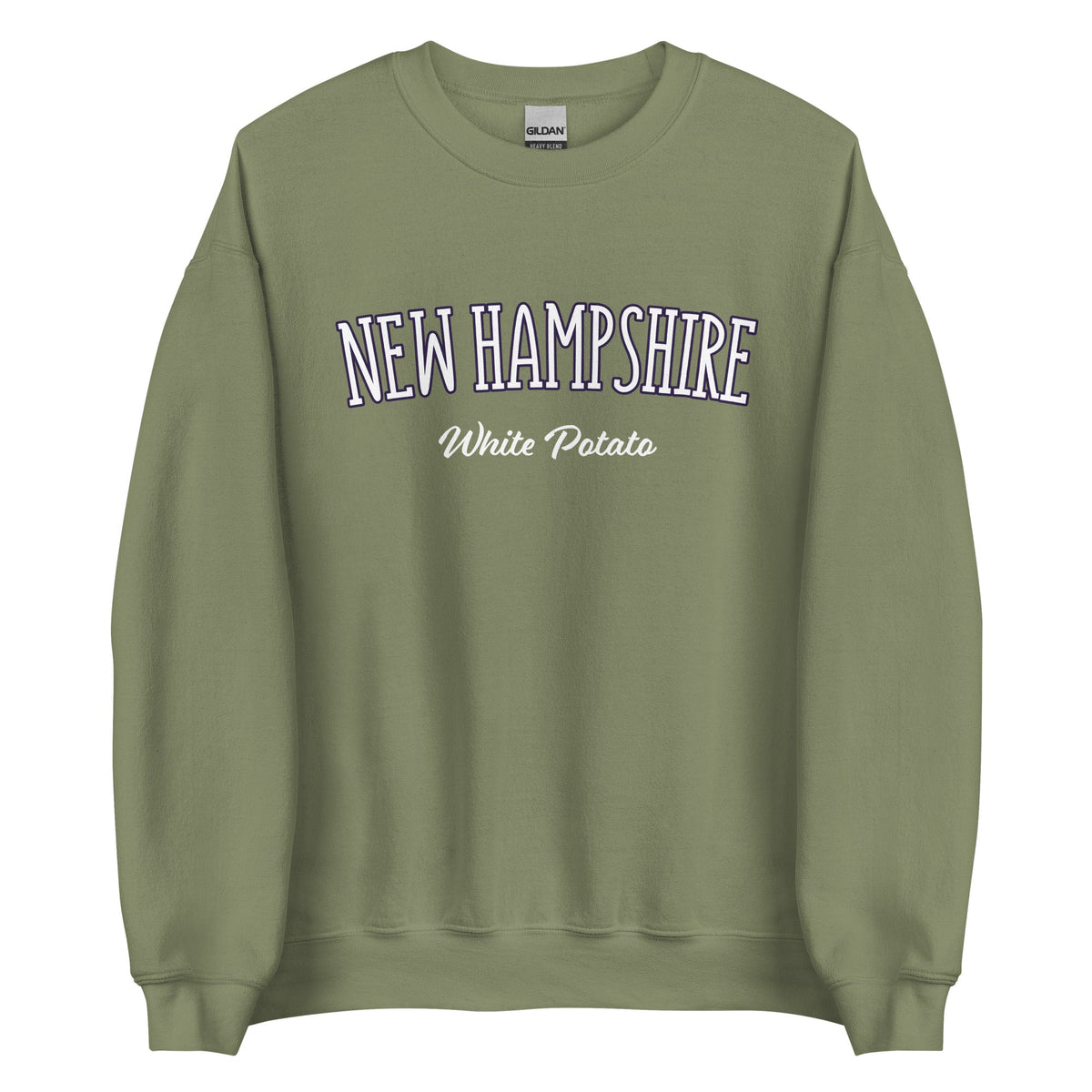 New Hampshire White Potato Sweatshirt - ninanush