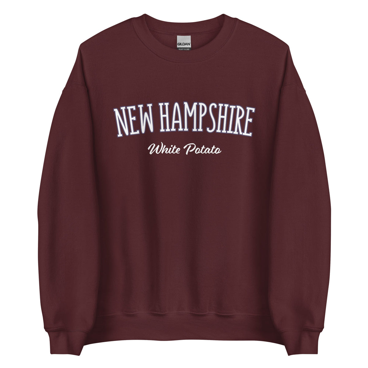 New Hampshire White Potato Sweatshirt - ninanush