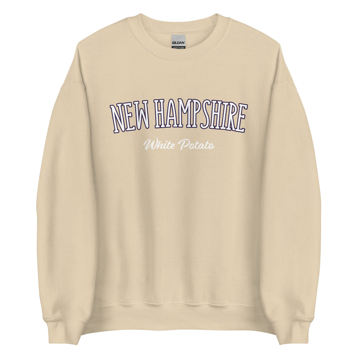 New Hampshire White Potato Sweatshirt - ninanush