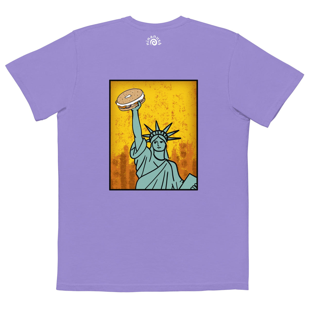 New York Bagel Garment-Dyed Pocket T-shirt - ninanush