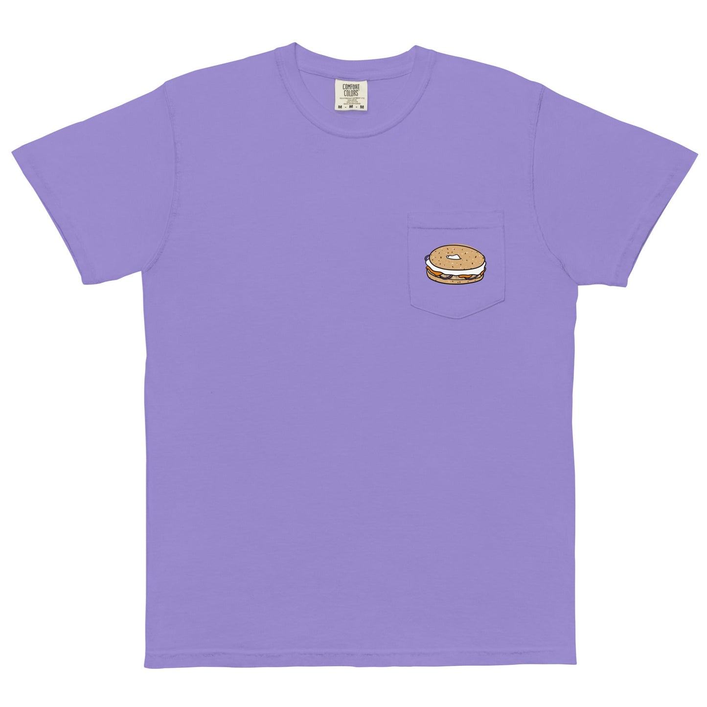 New York Bagel Garment-Dyed Pocket T-shirt - ninanush