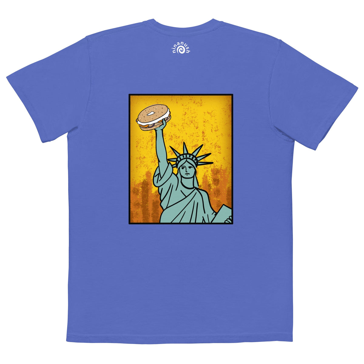 New York Bagel Garment-Dyed Pocket T-shirt - ninanush