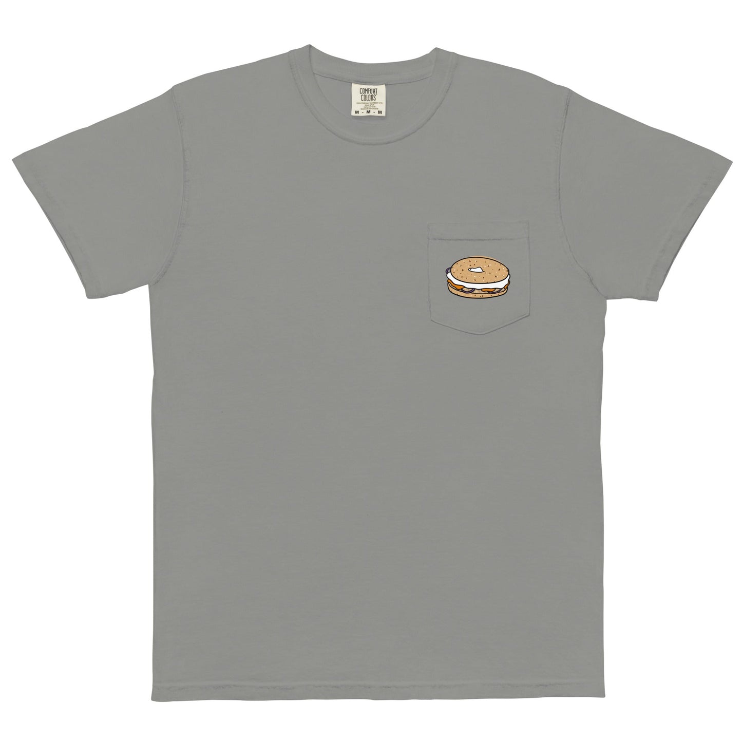 New York Bagel Garment-Dyed Pocket T-shirt - ninanush