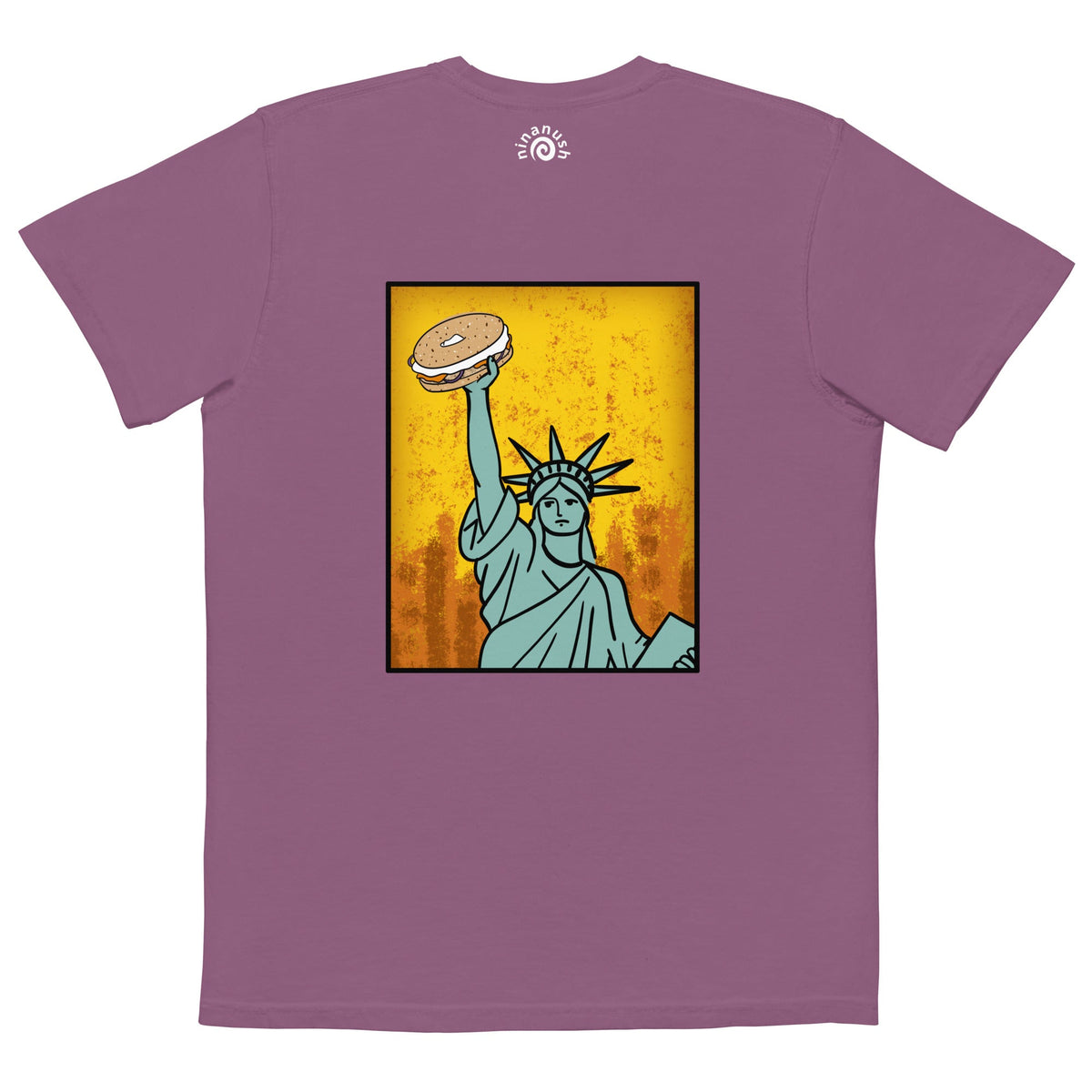 New York Bagel Garment-Dyed Pocket T-shirt - ninanush