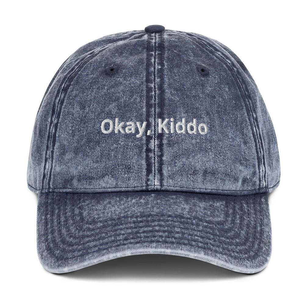 Okay, Kiddo Vintage Dad Hat - ninanush
