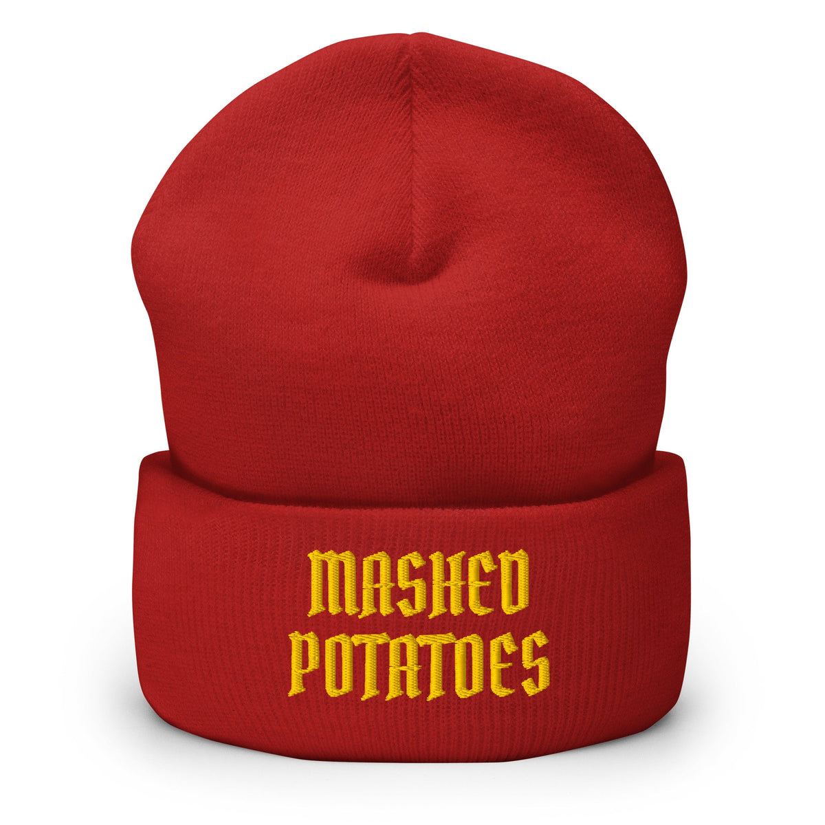 Old Fashioned Mashed Potatoes Cuffed Beanie - ninanush