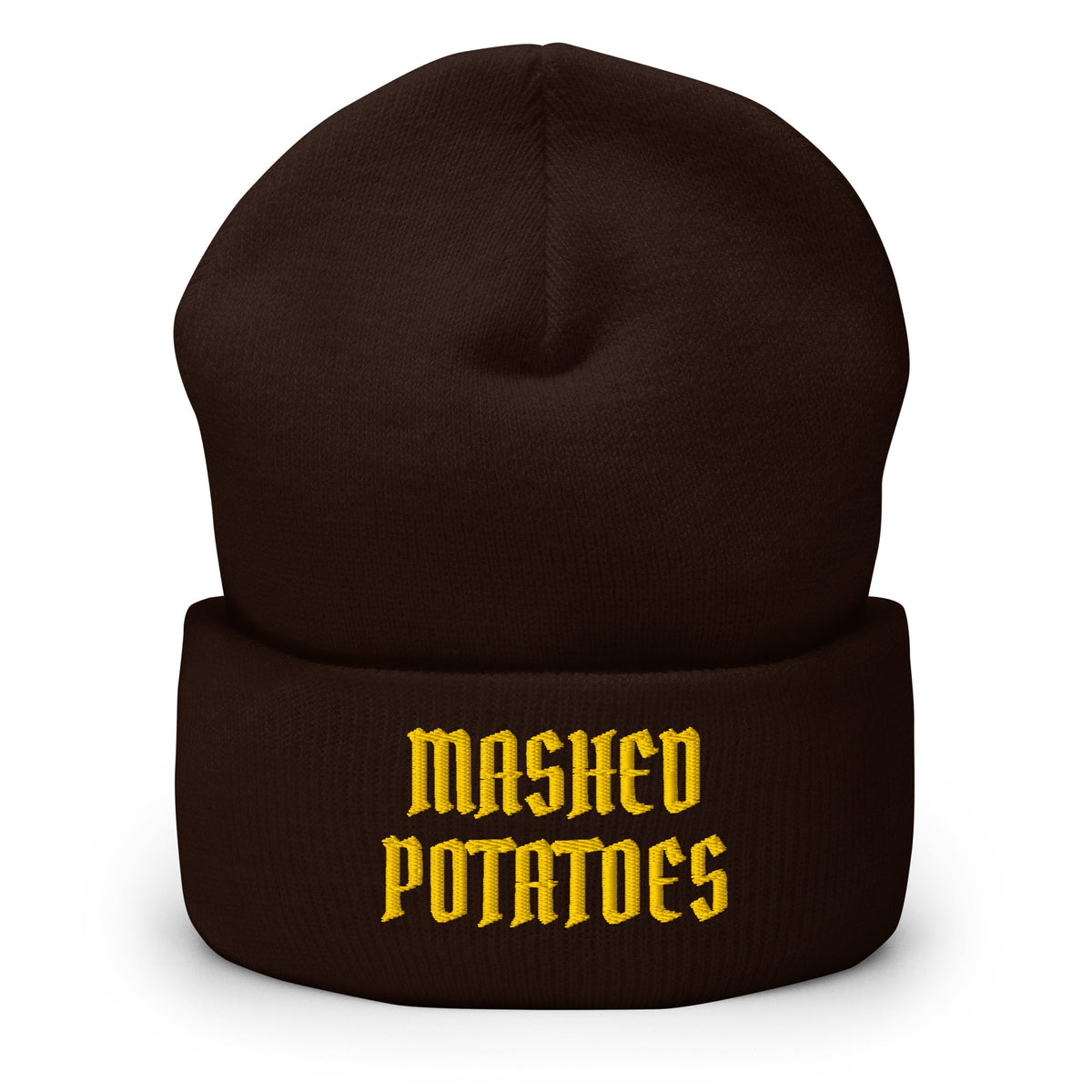 Old Fashioned Mashed Potatoes Cuffed Beanie - ninanush