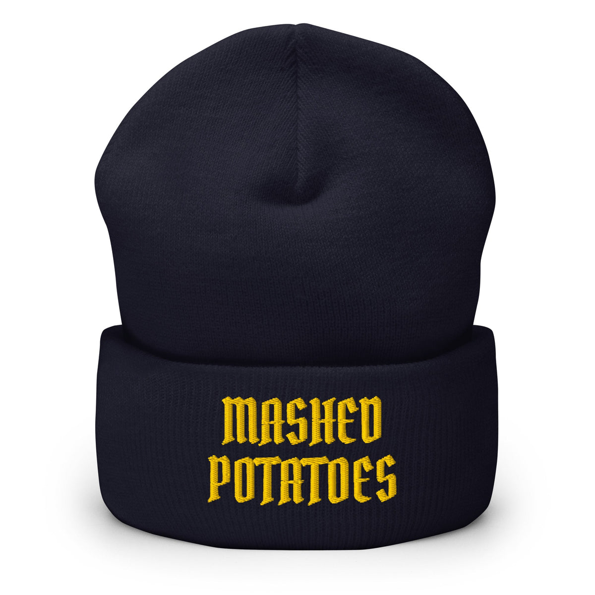 Old Fashioned Mashed Potatoes Cuffed Beanie - ninanush