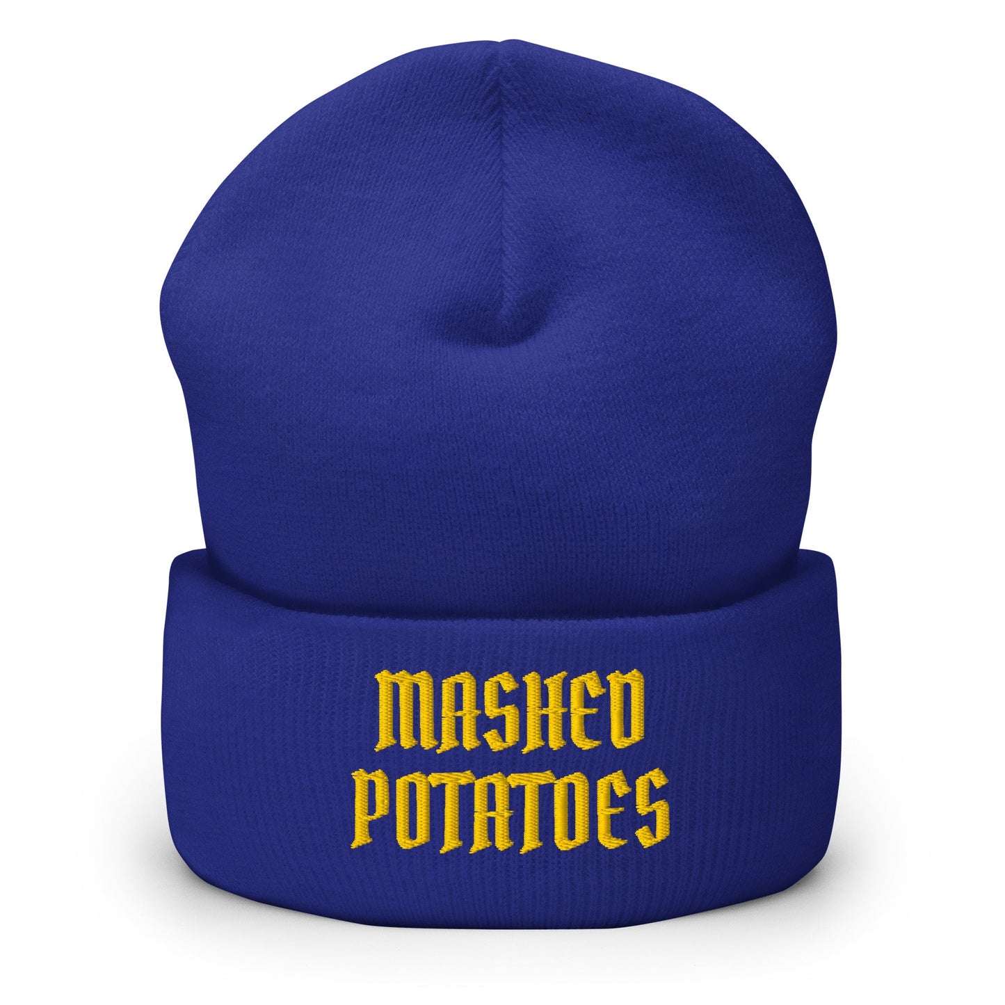 Old Fashioned Mashed Potatoes Cuffed Beanie - ninanush