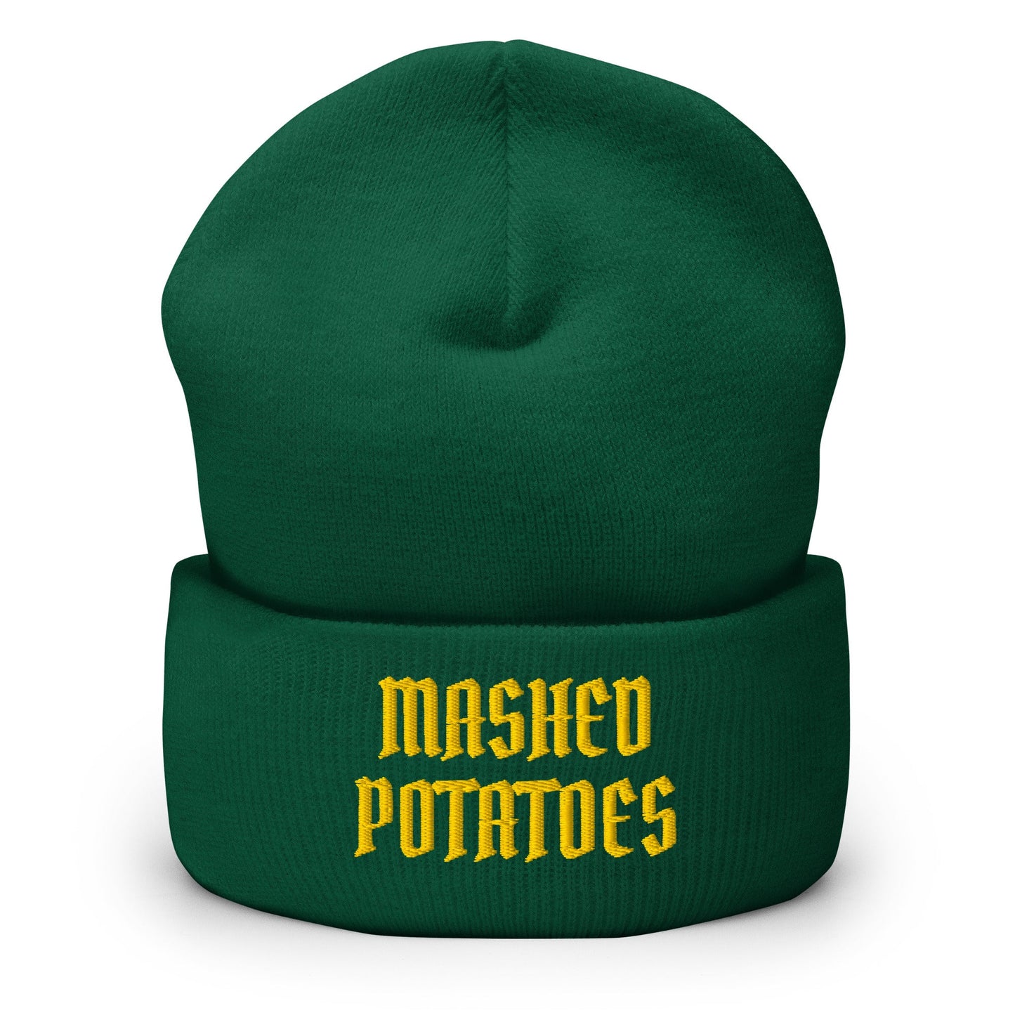 Old Fashioned Mashed Potatoes Cuffed Beanie - ninanush