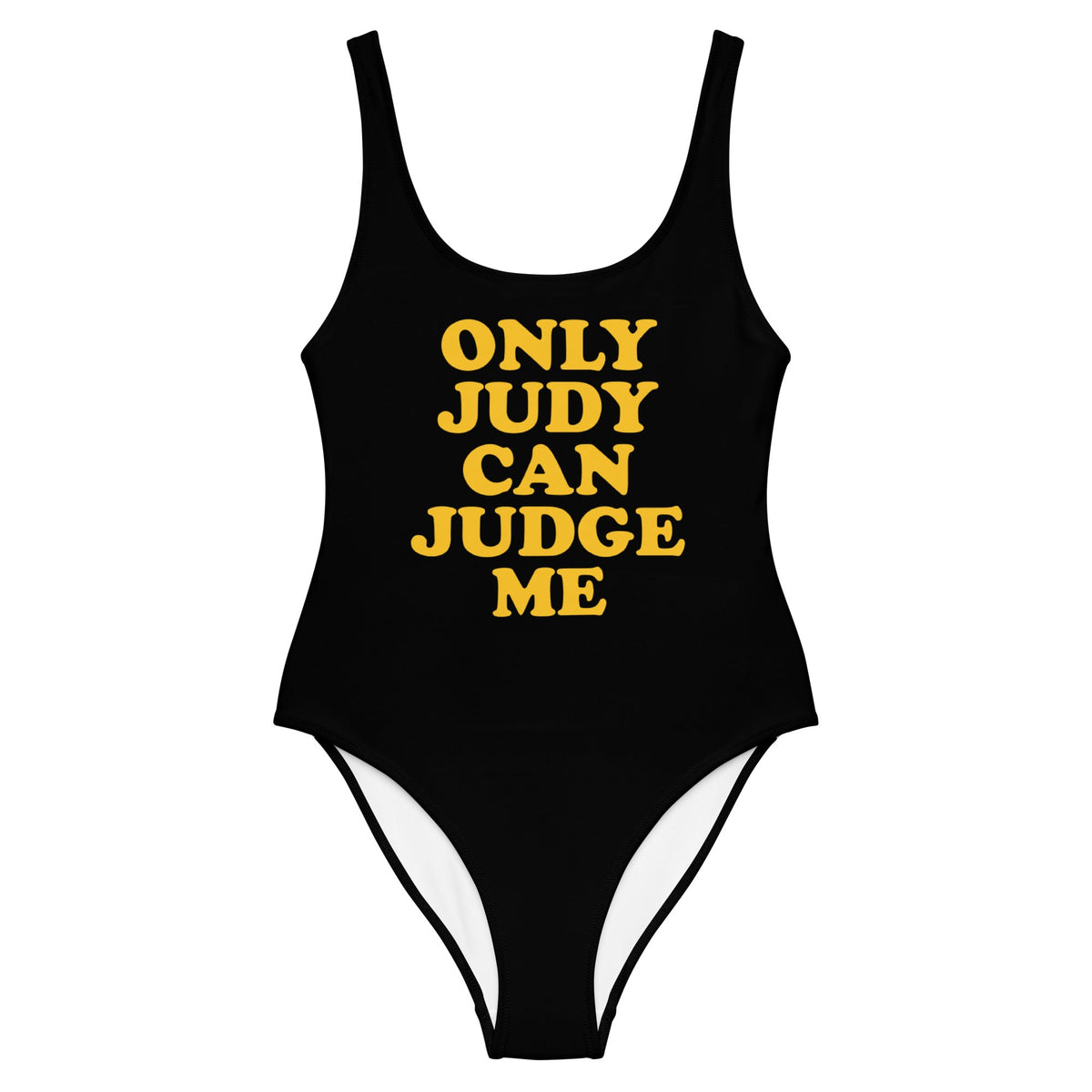 Only Judy Can Judge Me One-Piece Swimsuit - ninanush