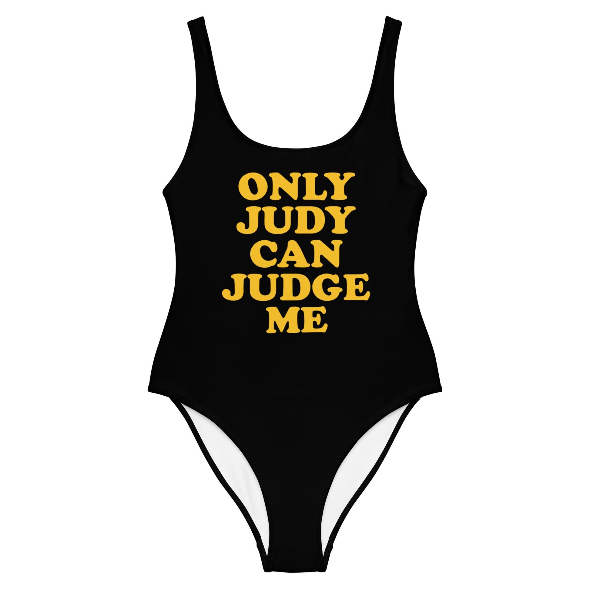 Only Judy Can Judge Me One-Piece Swimsuit - ninanush