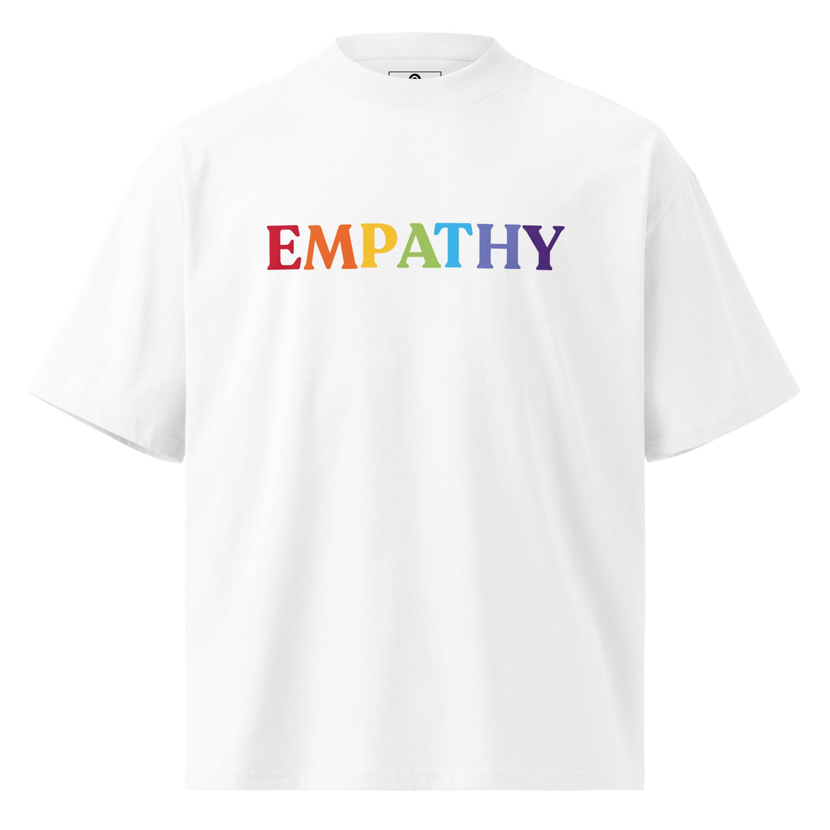 Organic Oversized High Neck Empathy T-shirt - ninanush