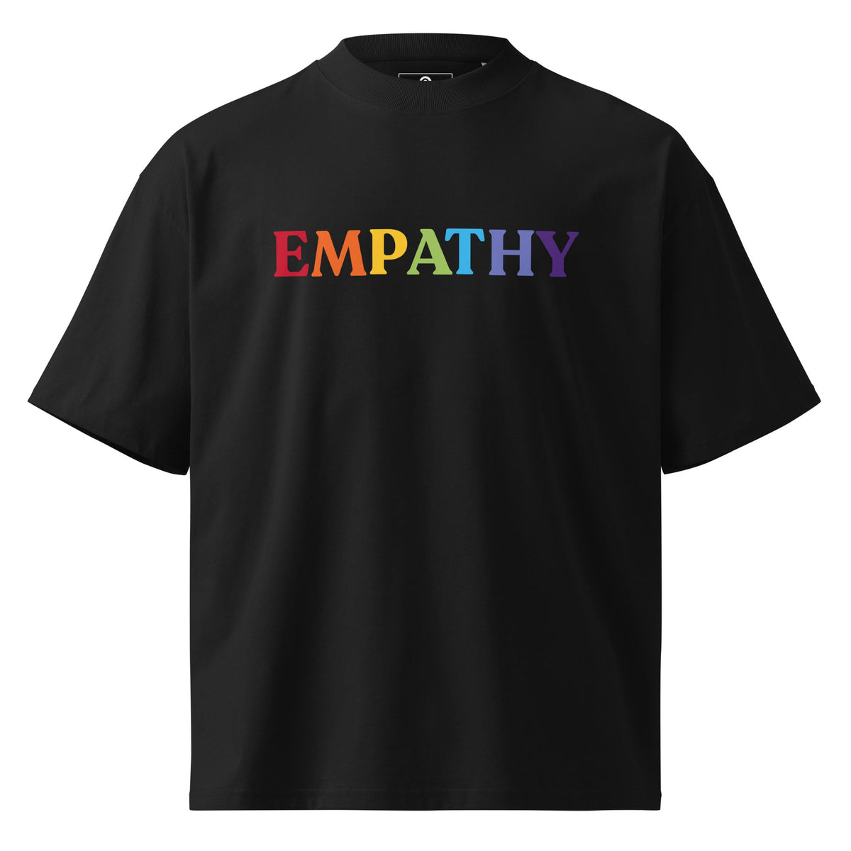 Organic Oversized High Neck Empathy T-shirt - ninanush