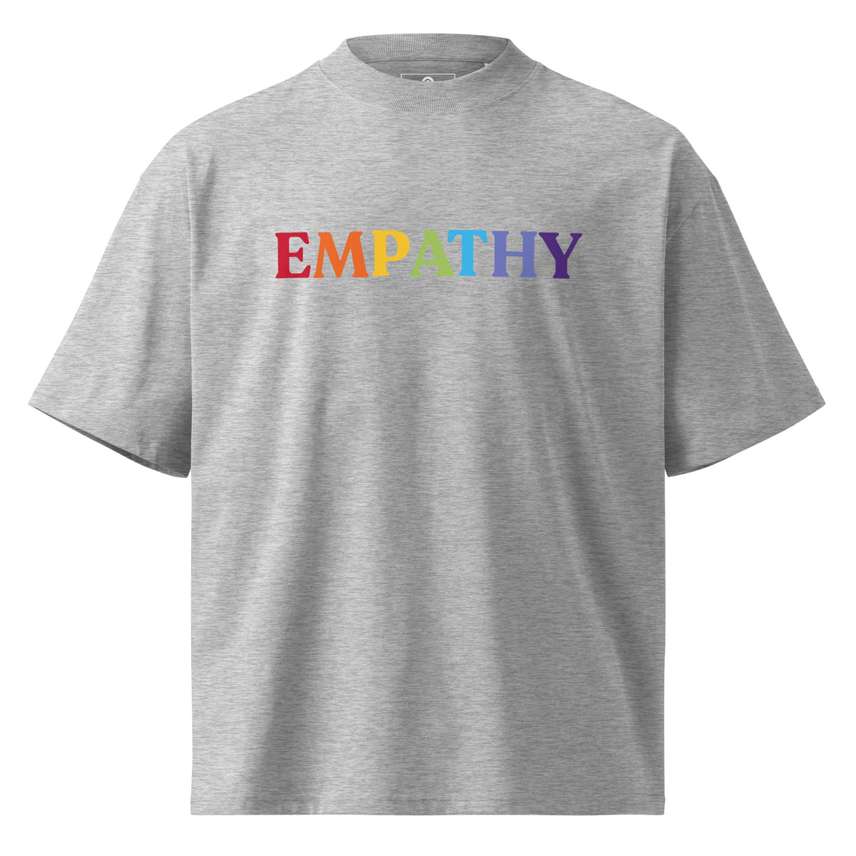 Organic Oversized High Neck Empathy T-shirt - ninanush