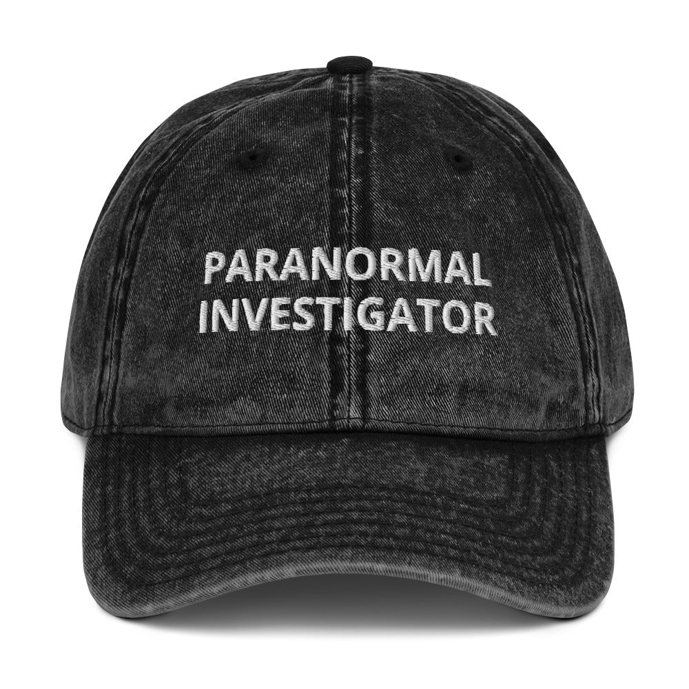 Paranormal Investigator Vintage Dad Hat - ninanush