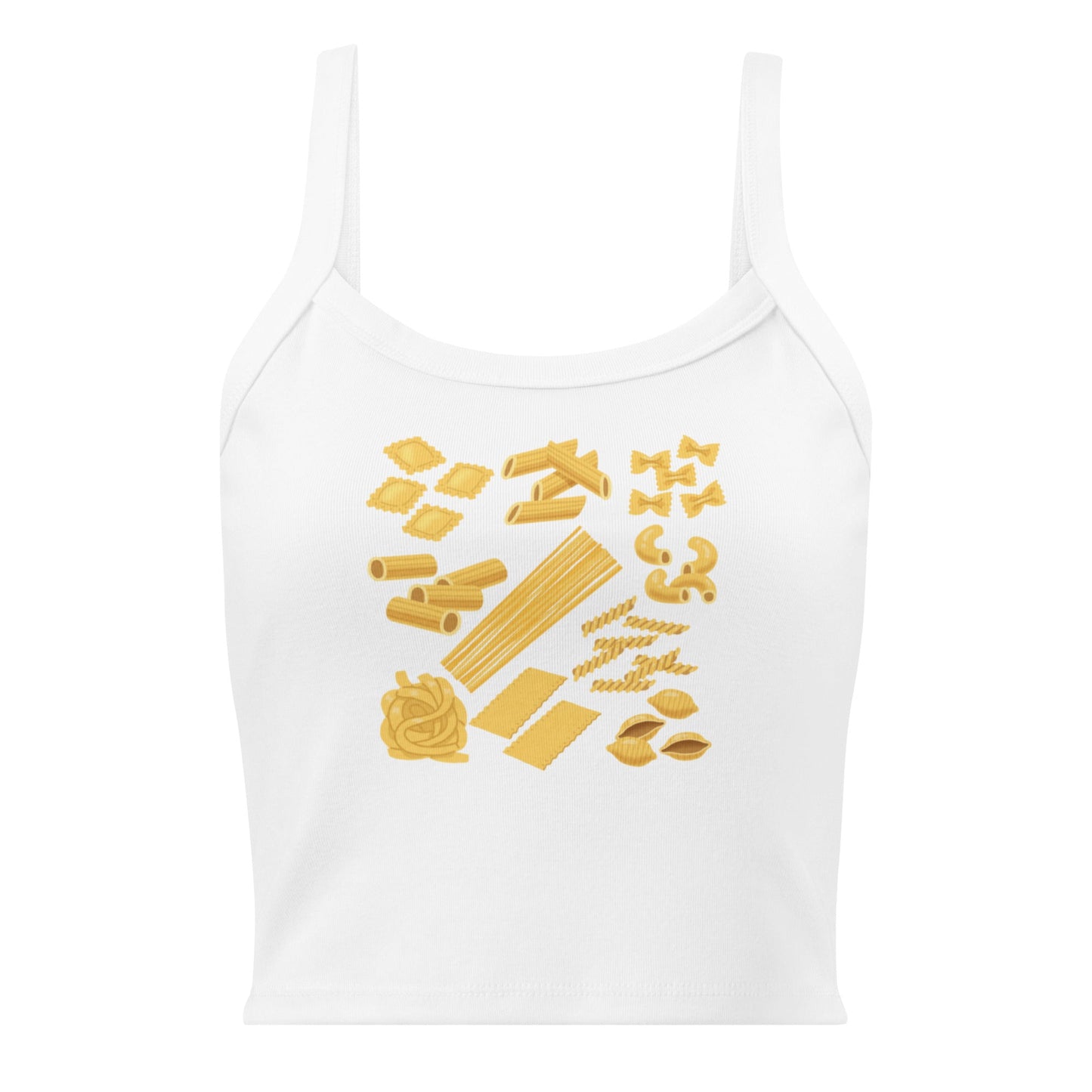 Pasta Graphic Tank Top - ninanush