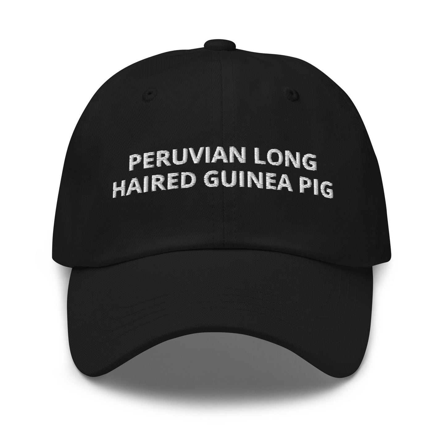 Peruvian Long Haired Guinea Pig Dad Hat - ninanush