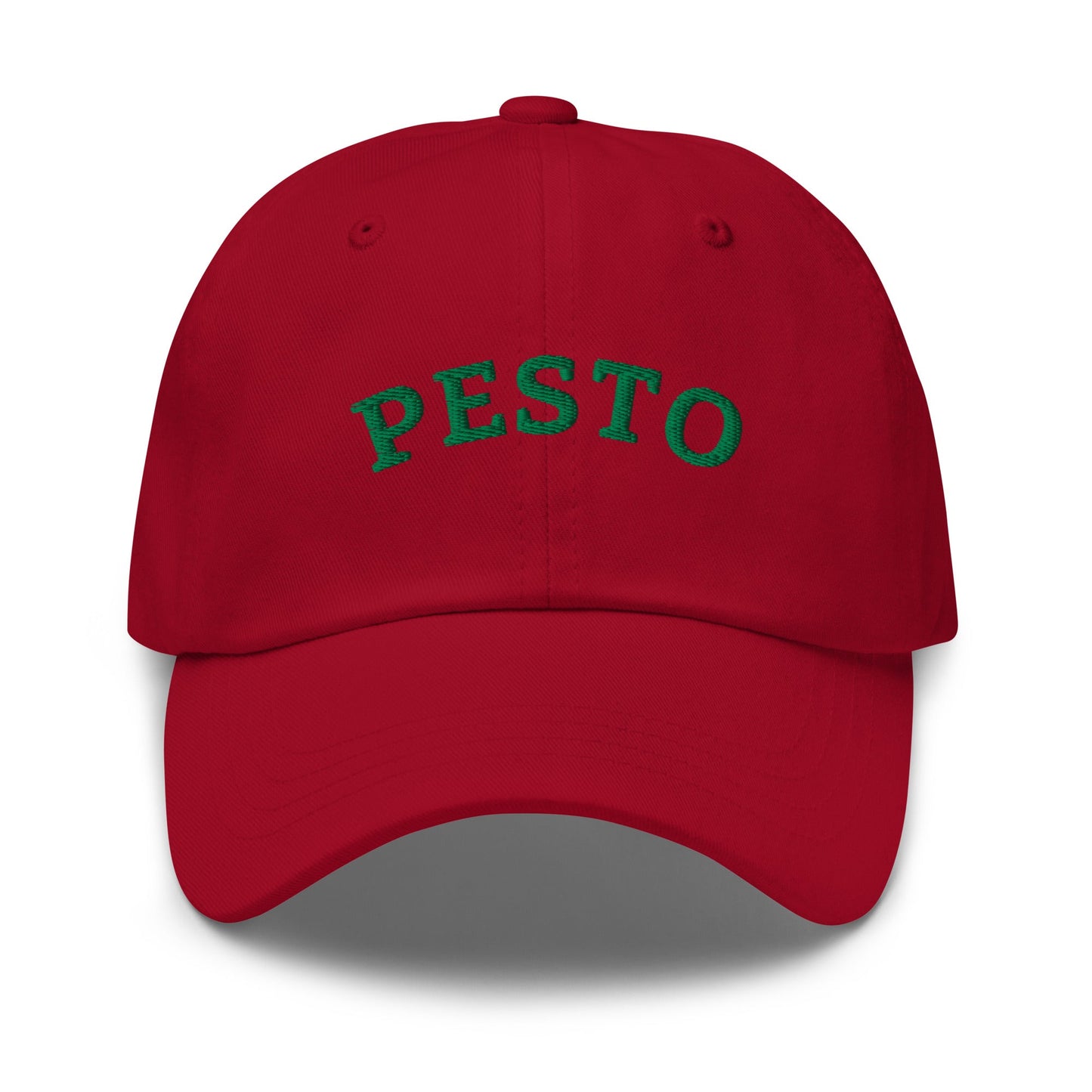 Pesto Embroidered Dad Hat - ninanush