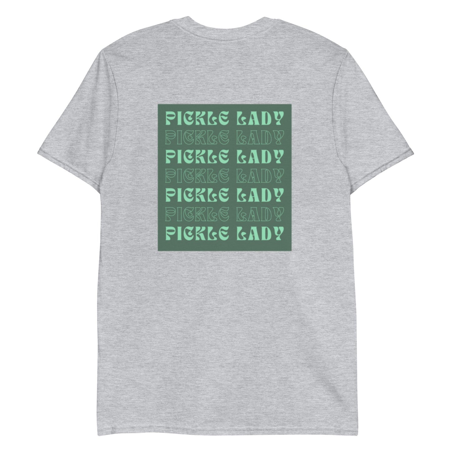 Pickle Lady T-Shirt - Front & Back - ninanush