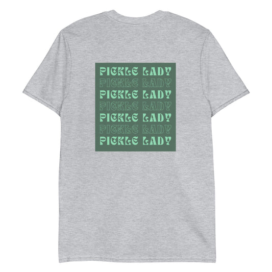 Pickle Lady T-Shirt - Front & Back - ninanush