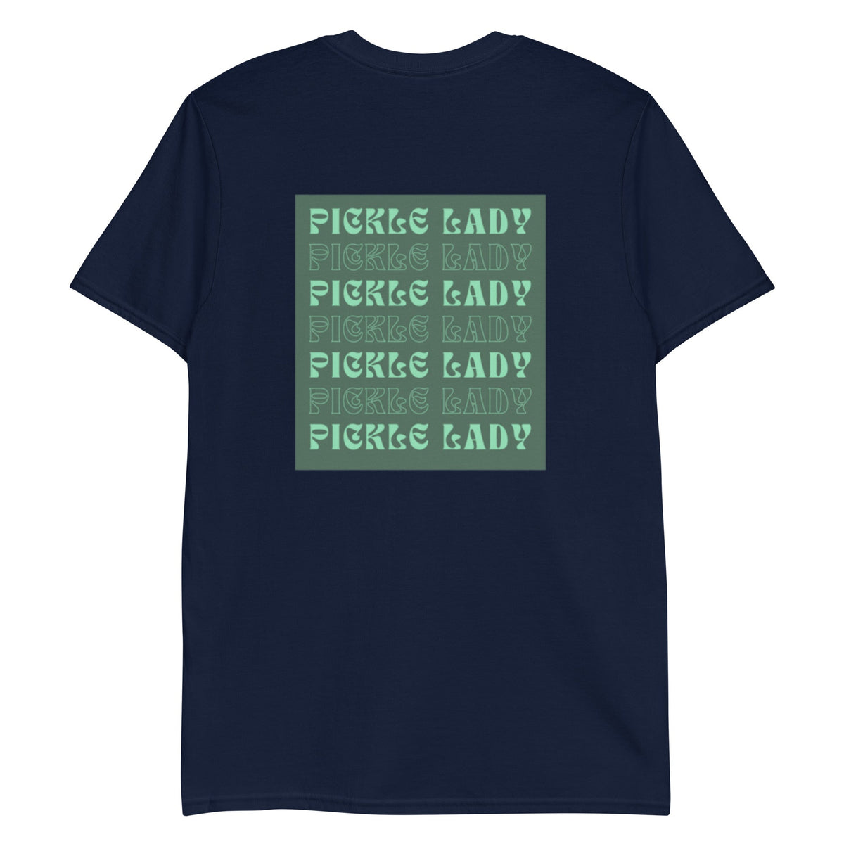 Pickle Lady T-Shirt - Front & Back - ninanush