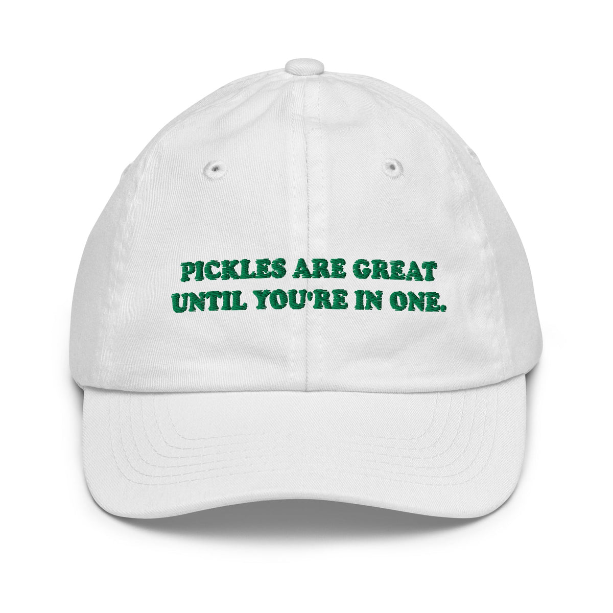 Pickles Are Great Until You're In Once Kids Baseball Hat - ninanush