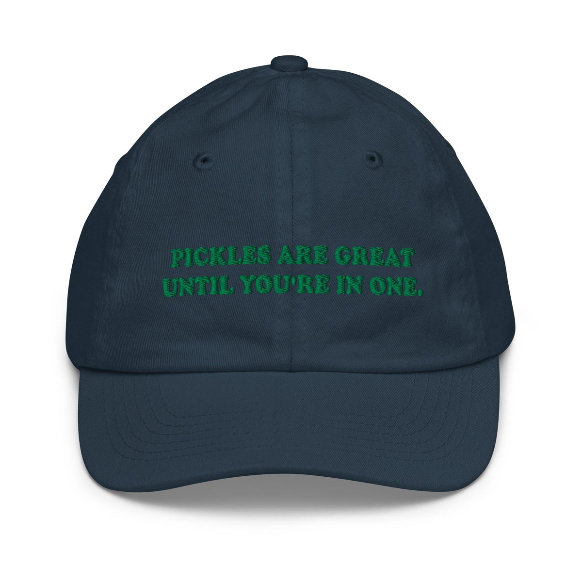 Pickles Are Great Until You're In Once Kids Baseball Hat - ninanush