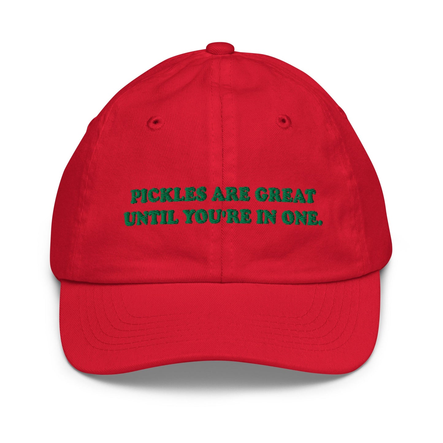 Pickles Are Great Until You're In Once Kids Baseball Hat - ninanush