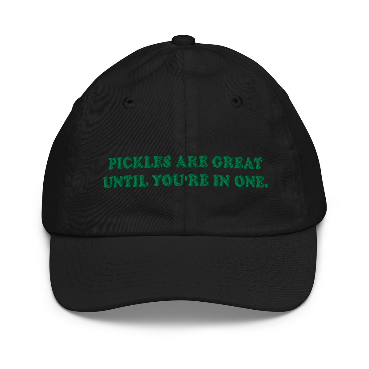 Pickles Are Great Until You're In Once Kids Baseball Hat - ninanush