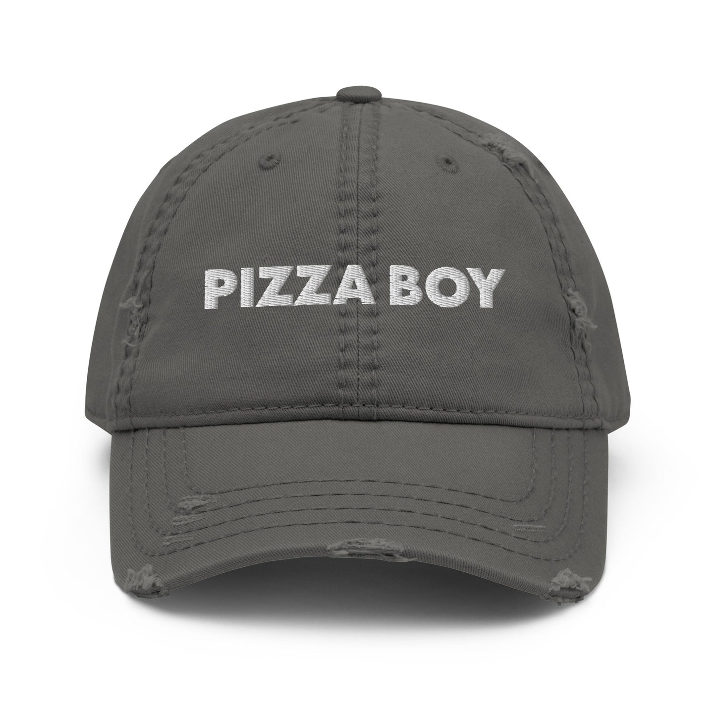 Pizza Boy Distressed Dad Hat - ninanush